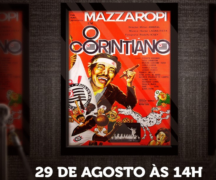 Cineclube Fiel estreia no Parque São Jorge com filme de Mazzaropi em notícia do Corinthians
