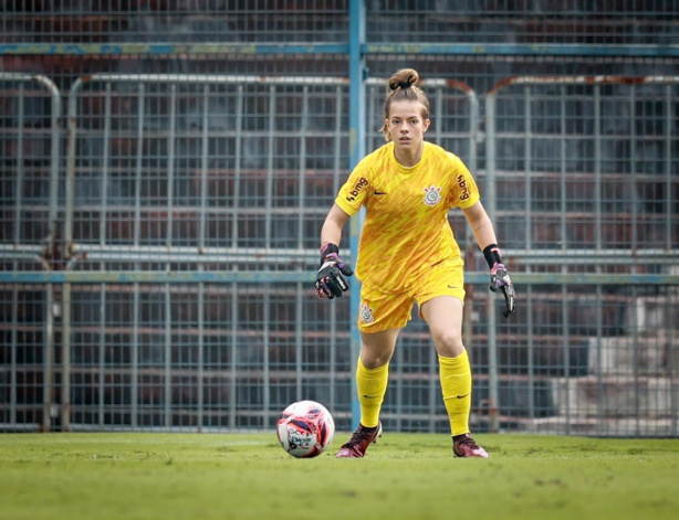 Time feminino Sub-20 do Corinthians em campo Time feminino Sub-20 do Corinthians em campo