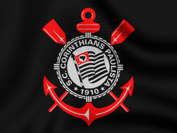 Escudo do Sport Club Corinthians Paulista em fundo neutro.