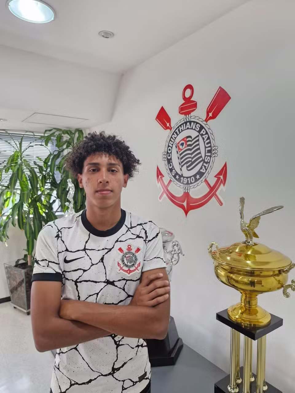 Fachada da sede do Sport Club Corinthians Paulista. Fachada da sede do Sport Club Corinthians Paulista.