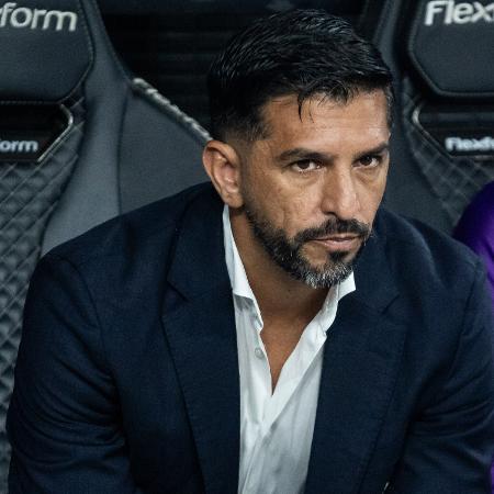 Emiliano Díaz em treinamento do Corinthians
