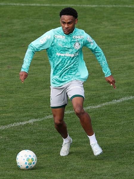 Iago Machado durante treino do Corinthians