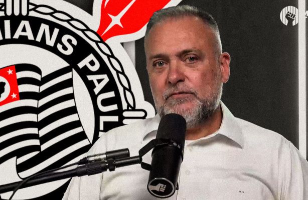 Rozallah Santoro discursando sobre futuro financeiro do Corinthians.