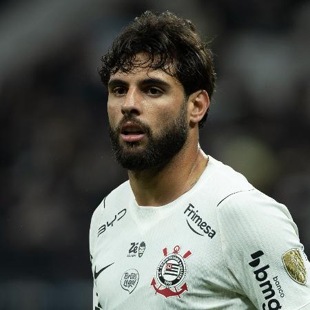Yuri Alberto em campo pelo Corinthians durante jogo do Brasileirão. Yuri Alberto em campo pelo Corinthians durante jogo do Brasileirão.